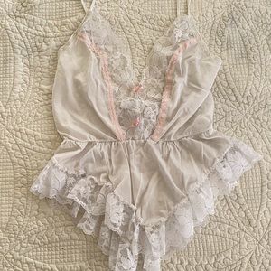 Lacey Vintage Romper Lingerie